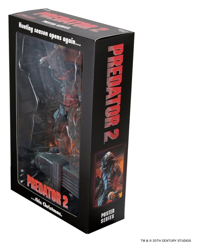 Predator 2 Action Figure City Hunter Poster Series 18 cm         0634482517550