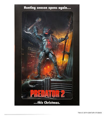 Predator 2 Action Figure City Hunter Poster Series 18 cm         0634482517550