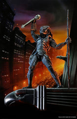 Predator 2 Action Figure City Hunter Poster Series 18 cm         0634482517550