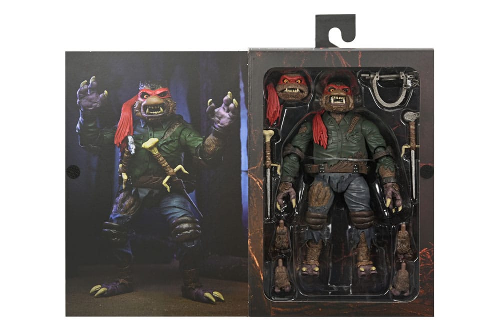 Universal Monsters x Teenage Mutant Ninja Turtles Action Figure Ultimate Raphael as The Wolfman 18 cm 0634482543009