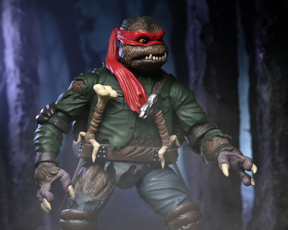 Universal Monsters x Teenage Mutant Ninja Turtles Action Figure Ultimate Raphael as The Wolfman 18 cm 0634482543009