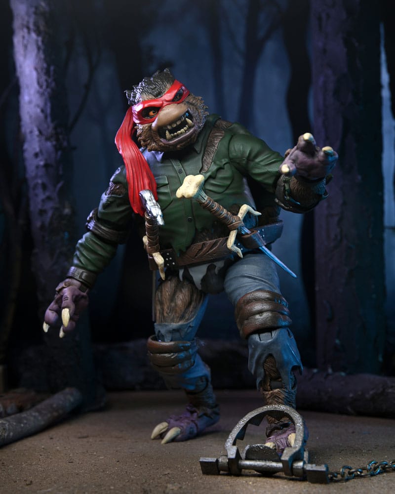 Universal Monsters x Teenage Mutant Ninja Turtles Action Figure Ultimate Raphael as The Wolfman 18 cm 0634482543009