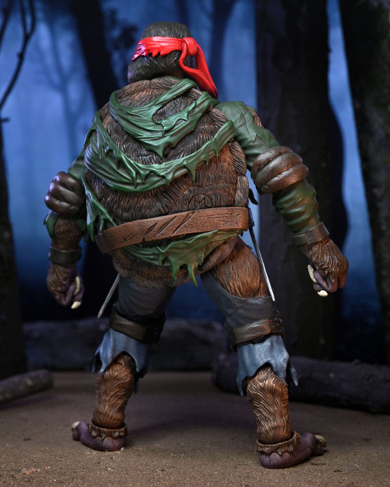 Universal Monsters x Teenage Mutant Ninja Turtles Action Figure Ultimate Raphael as The Wolfman 18 cm 0634482543009
