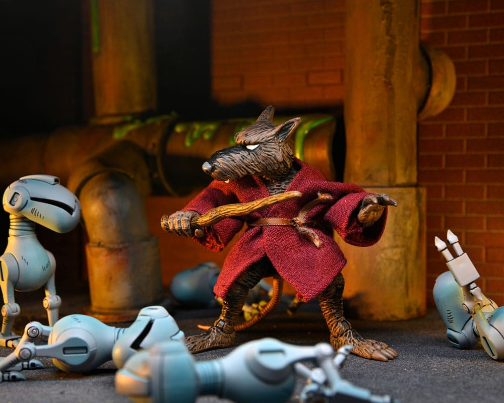 Teenage Mutant Ninja Turtles (Mirage Comics) Action Figure Splinter 18 cm 0634482543092