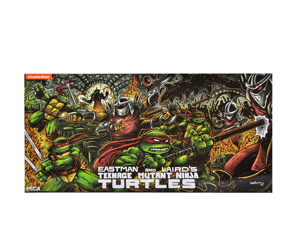 Teenage Mutant Ninja Turtles (Mirage Comics) 4-Pack Action Figures Leonardo, Raphael, Michelangelo, Donatello 18 cm 0634482543290