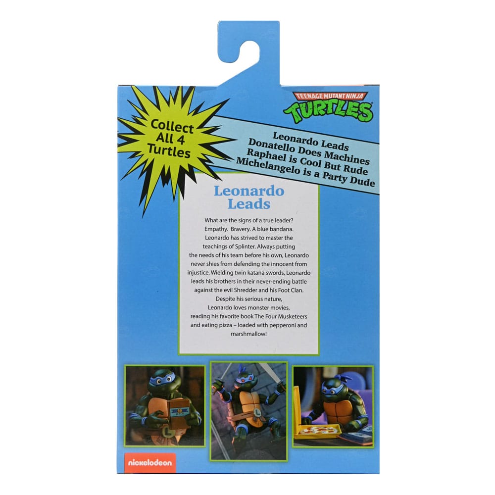 Teenage Mutant Ninja Turtles (1987 Cartoon) Action Figure Ultimate Leonardo (VHS) 18 cm 0634482543528