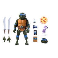 Teenage Mutant Ninja Turtles (1987 Cartoon) Action Figure Ultimate Leonardo (VHS) 18 cm 0634482543528