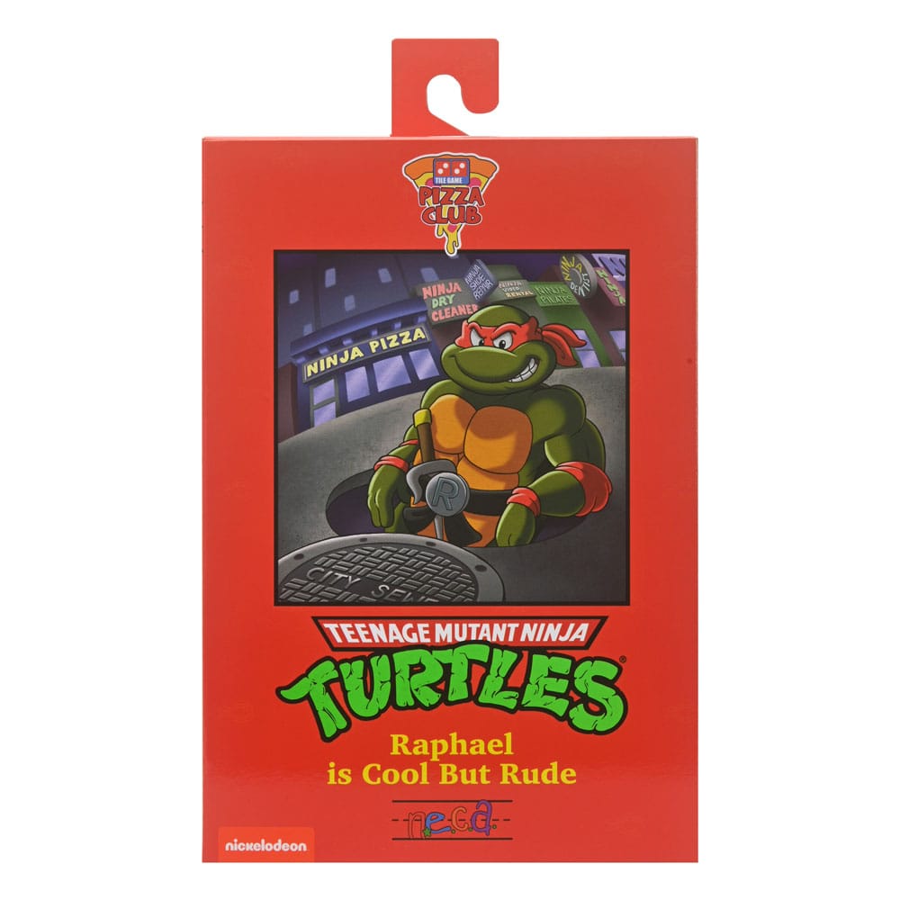 Teenage Mutant Ninja Turtles (1987 Cartoon) Action Figure Ultimate Raphael (VHS) 18 cm 0634482543542