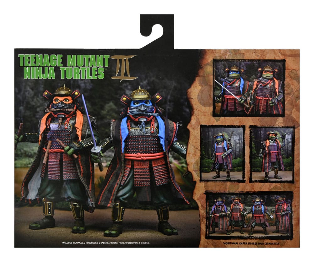 Teenage Mutant Ninja Turtles III Action Figure 2-Pack Leonardo & Michelangelo 18 cm 0634482543849