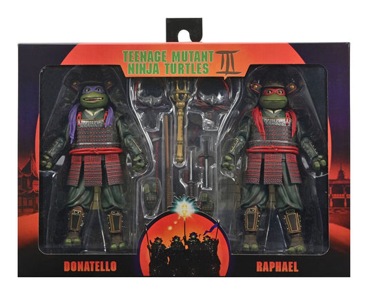 Teenage Mutant Ninja Turtles III Action Figure 2-Pack Donatello & Raphael 18 cm 0634482543856