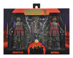 Teenage Mutant Ninja Turtles III Action Figure 2-Pack Donatello & Raphael 18 cm 0634482543856