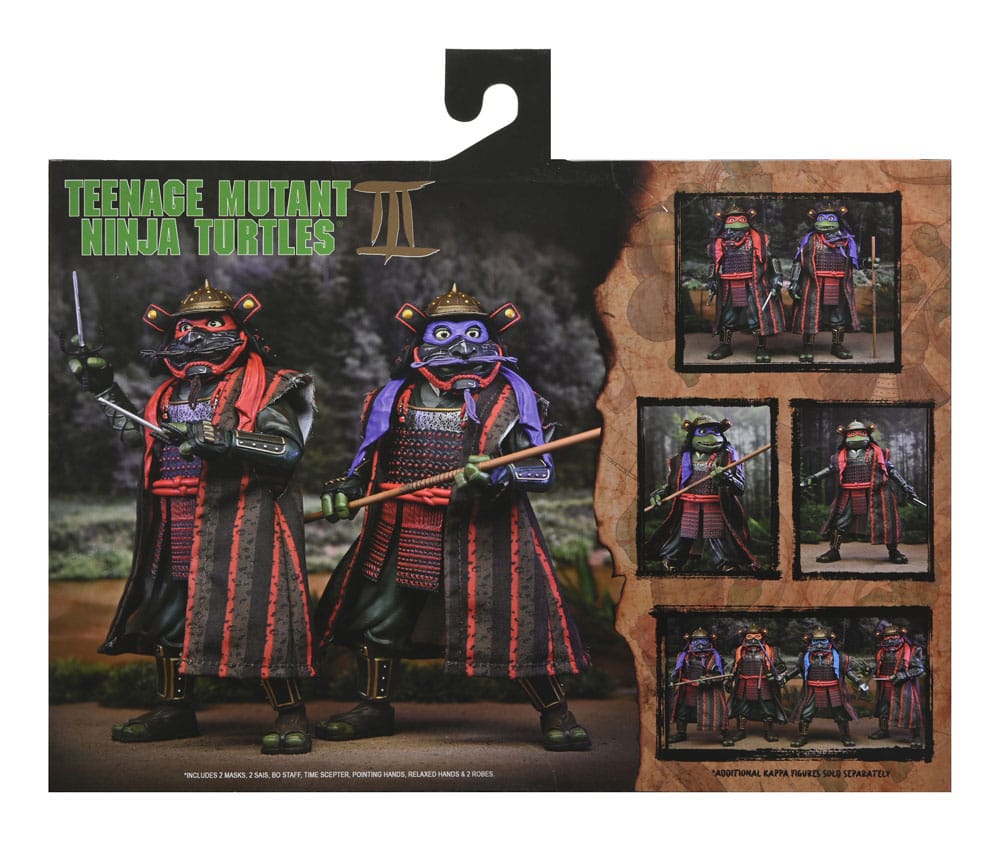 Teenage Mutant Ninja Turtles III Action Figure 2-Pack Donatello & Raphael 18 cm 0634482543856