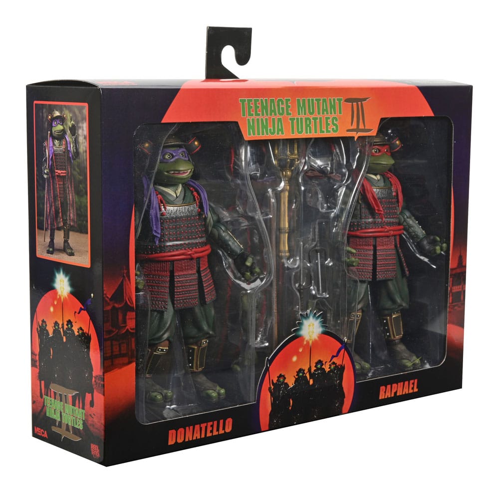 Teenage Mutant Ninja Turtles III Action Figure 2-Pack Donatello & Raphael 18 cm 0634482543856