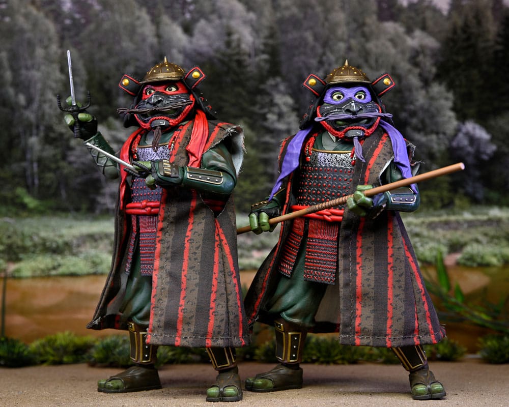 Teenage Mutant Ninja Turtles III Action Figure 2-Pack Donatello & Raphael 18 cm 0634482543856