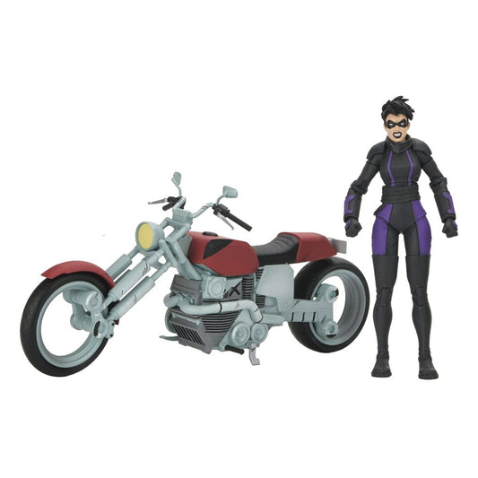 Teenage Mutant Ninja Turtles (The Last Ronin The Lost Years) Action Figure Casey Marie with Last Ronin Motorcycle 18 cm 0634482544372