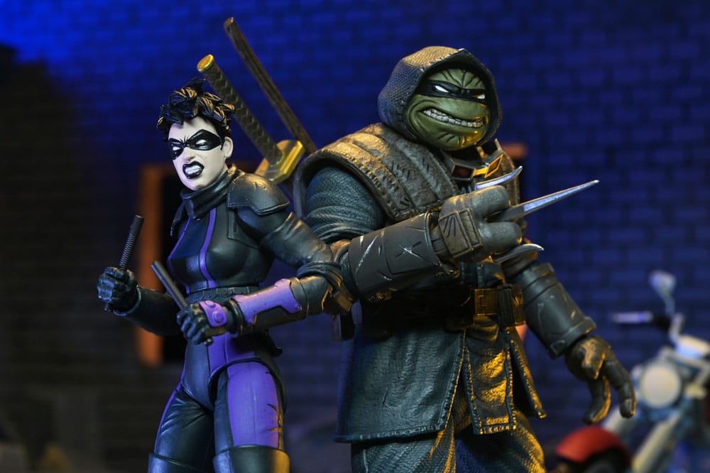 Teenage Mutant Ninja Turtles (The Last Ronin The Lost Years) Action Figure Casey Marie with Last Ronin Motorcycle 18 cm 0634482544372