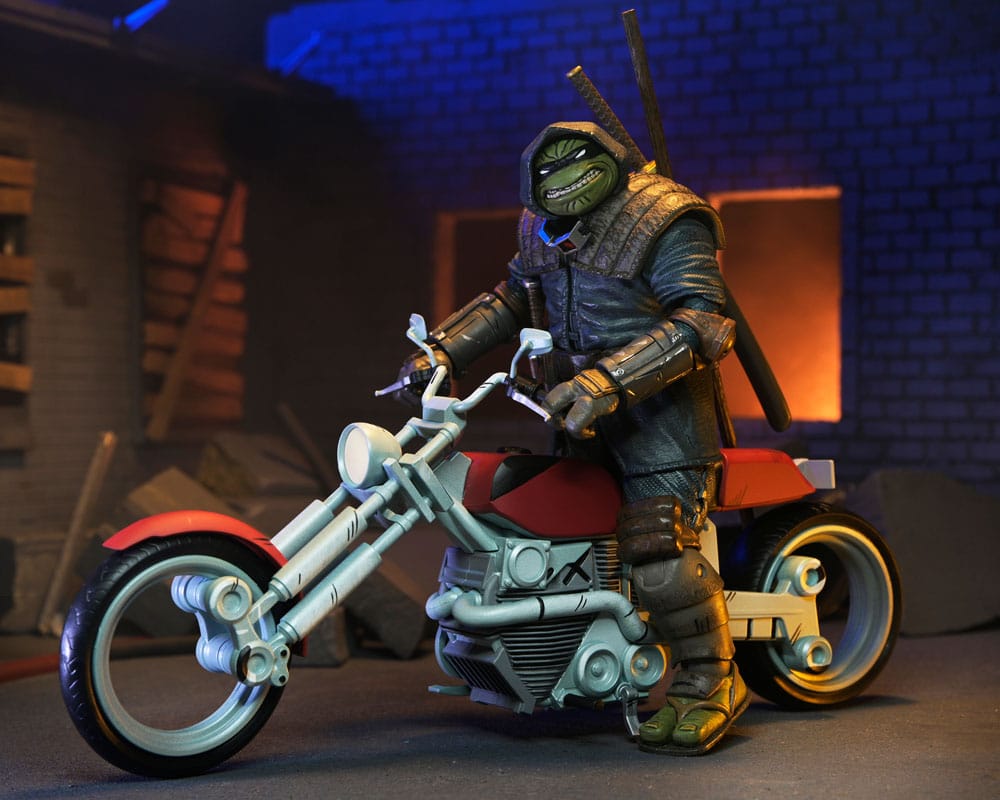 Teenage Mutant Ninja Turtles (The Last Ronin The Lost Years) Action Figure Casey Marie with Last Ronin Motorcycle 18 cm 0634482544372