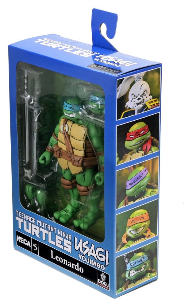 Teenage Mutant Ninja Turtles x Usagi Yojimbo Ultimate Action Figure Leonardo 18 cm 0634482544617