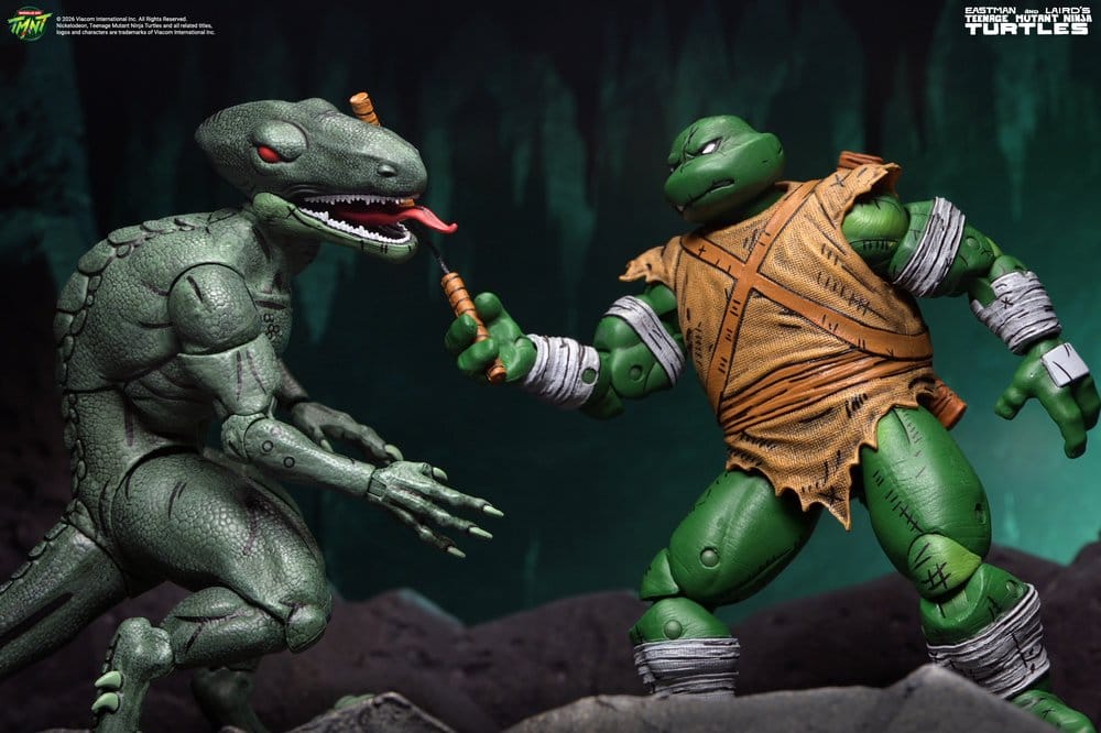 Teenage Mutant Ninja Turtles (Mirage Comics) Action Figure 2-Pack Daimyo Orkai & Raptor 18 cm 0634482544839