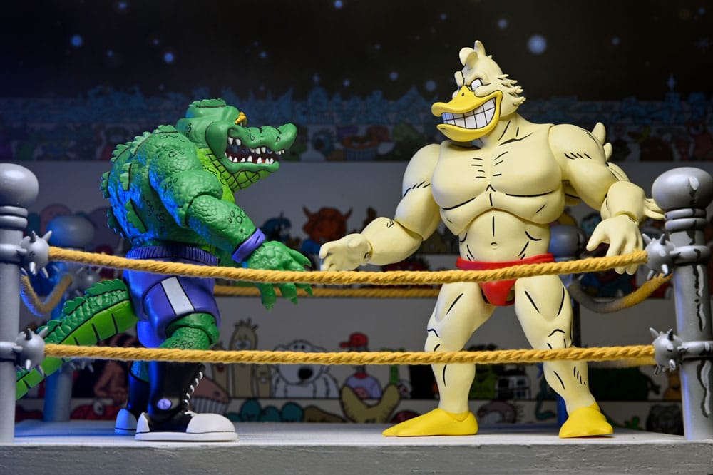 Teenage Mutant Ninja Turtles (Archie Comics) Action Figure Stump Wrestling Ace Duck 18 cm 0634482544860