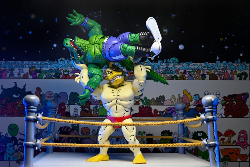 Teenage Mutant Ninja Turtles (Archie Comics) Action Figure Stump Wrestling Ace Duck 18 cm 0634482544860