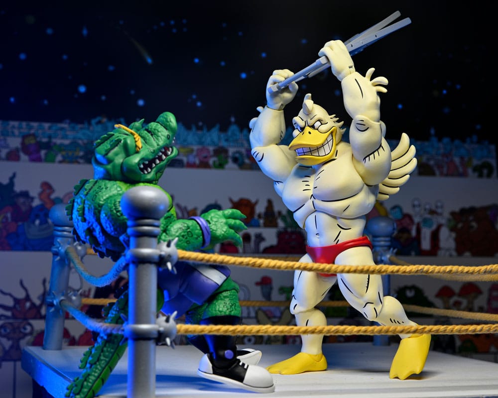 Teenage Mutant Ninja Turtles (Archie Comics) Action Figure Stump Wrestling Ace Duck 18 cm 0634482544860