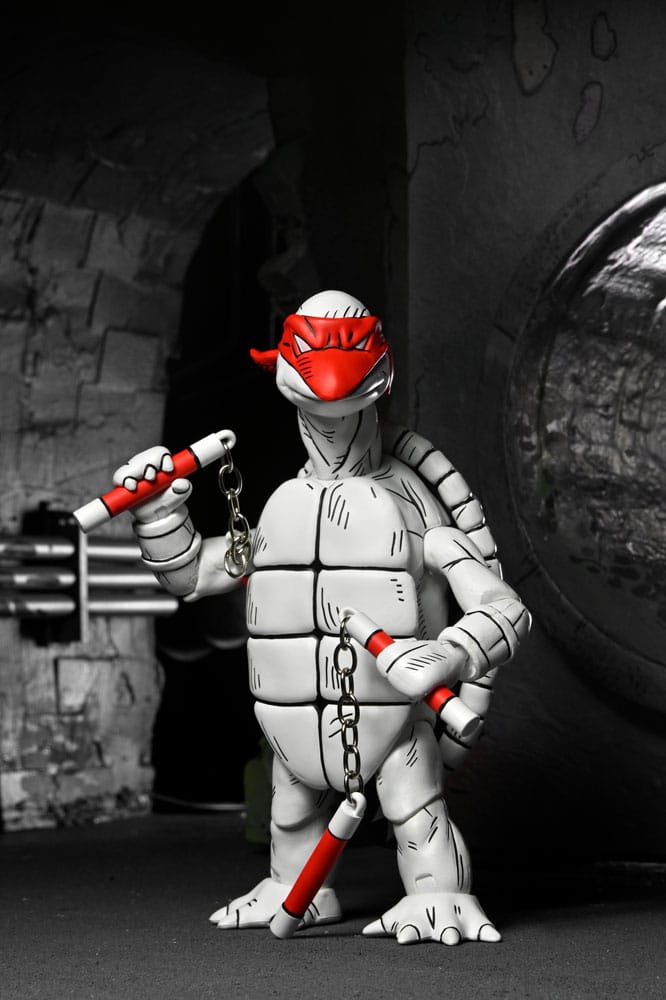 Teenage Mutant Ninja Turtles (Mirage Comics) Action Figures 2-Pack Black and White First Turtles 18 cm 0634482544990