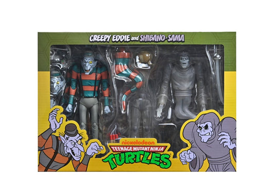 Teenage Mutant Ninja Turtles: Saturday Morning Adventures Action Figure 2-Pack Creepy Eddie & Shibano-Sama 17 cm 0634482545096