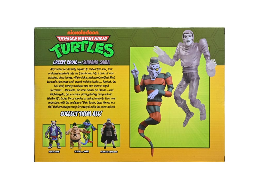 Teenage Mutant Ninja Turtles: Saturday Morning Adventures Action Figure 2-Pack Creepy Eddie & Shibano-Sama 17 cm 0634482545096