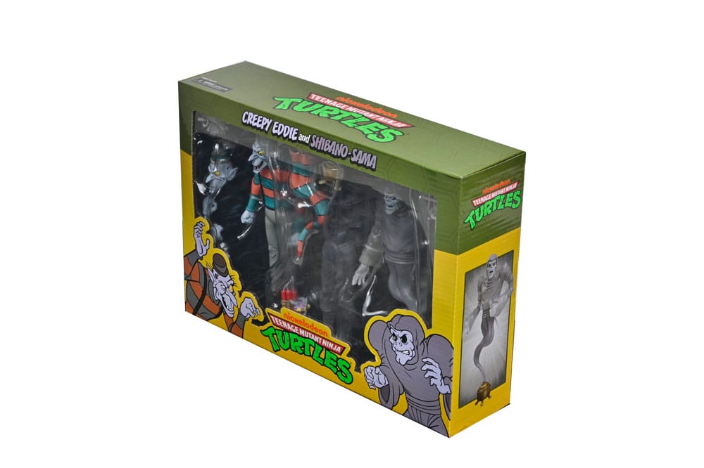 Teenage Mutant Ninja Turtles: Saturday Morning Adventures Action Figure 2-Pack Creepy Eddie & Shibano-Sama 17 cm 0634482545096