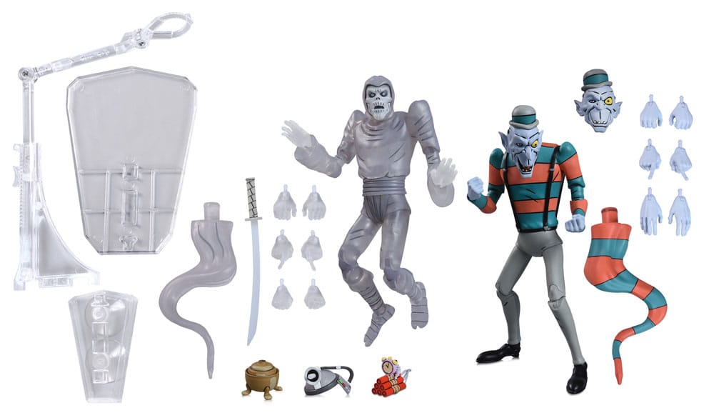 Teenage Mutant Ninja Turtles: Saturday Morning Adventures Action Figure 2-Pack Creepy Eddie & Shibano-Sama 17 cm 0634482545096