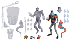 Teenage Mutant Ninja Turtles: Saturday Morning Adventures Action Figure 2-Pack Creepy Eddie & Shibano-Sama 17 cm 0634482545096