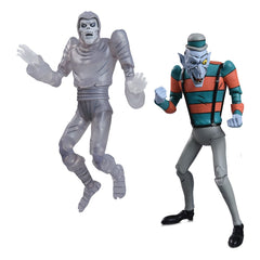 Teenage Mutant Ninja Turtles: Saturday Morning Adventures Action Figure 2-Pack Creepy Eddie & Shibano-Sama 17 cm 0634482545096