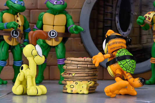 Teenage Mutant Ninja Turtles (Archie Comics) x Garfield Action Figure 2-Pack Ultimate Garfello & Odie 10 cm 0634482545164