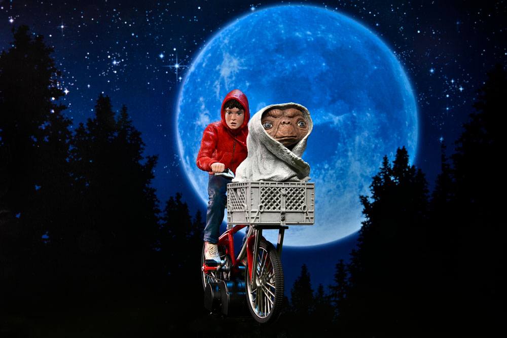 E.T. the Extra-Terrestrial Action Figure Elliott & E.T. on Bicycle 13 cm 0634482550656