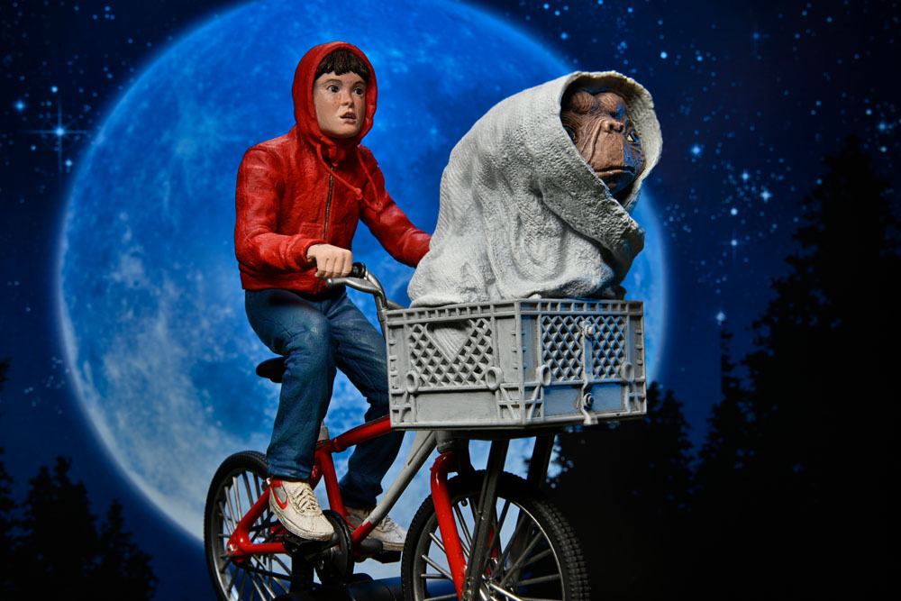 E.T. the Extra-Terrestrial Action Figure Elliott & E.T. on Bicycle 13 cm 0634482550656