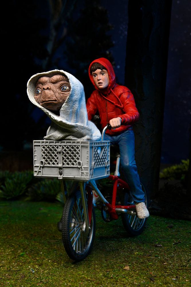 E.T. the Extra-Terrestrial Action Figure Elliott & E.T. on Bicycle 13 cm 0634482550656