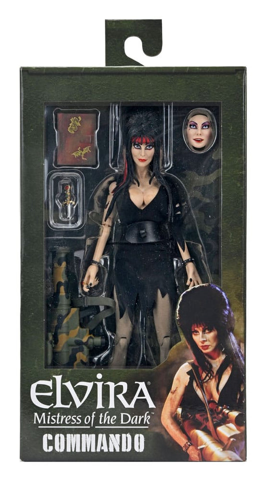 Elvira: Mistress of the Dark Clothed Action Figure Commando Elvira 20 cm 0634482560785