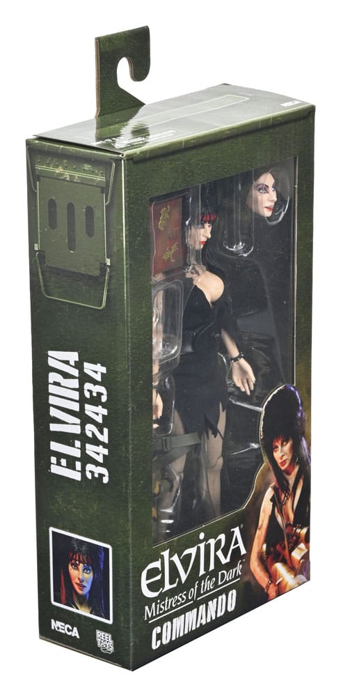 Elvira: Mistress of the Dark Clothed Action Figure Commando Elvira 20 cm 0634482560785