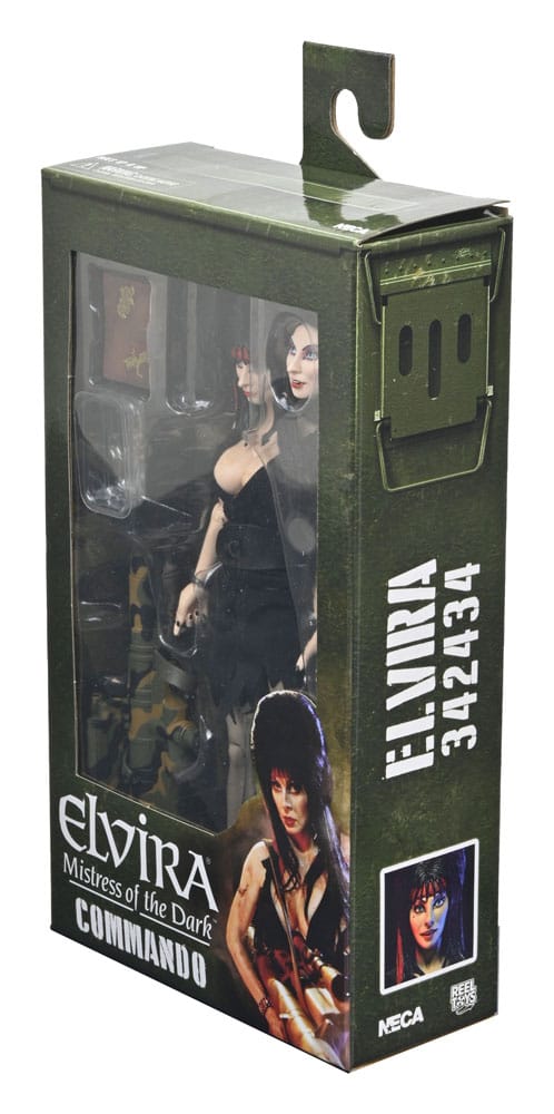 Elvira: Mistress of the Dark Clothed Action Figure Commando Elvira 20 cm 0634482560785