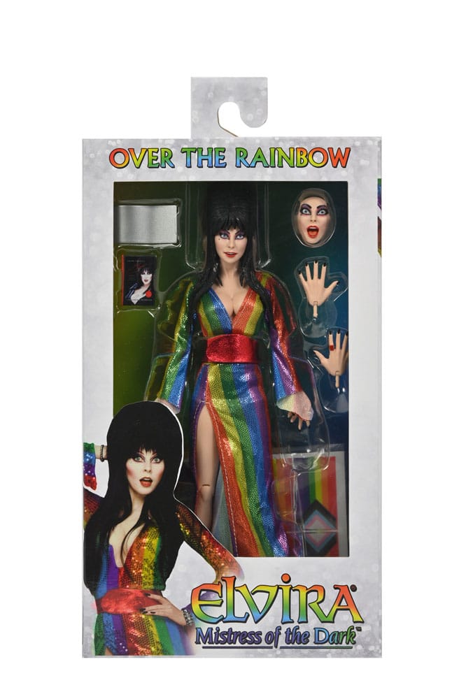 Elvira, Mistress of the Dark Clothed Action Figure Over the Rainbow Elvira 20 cm 0634482572009