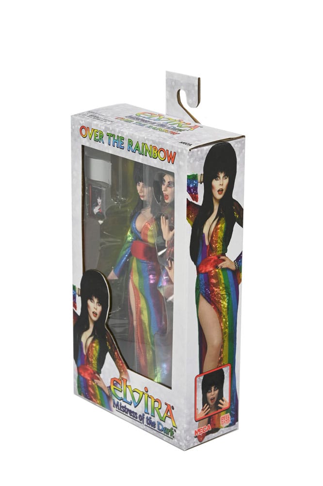 Elvira, Mistress of the Dark Clothed Action Figure Over the Rainbow Elvira 20 cm 0634482572009