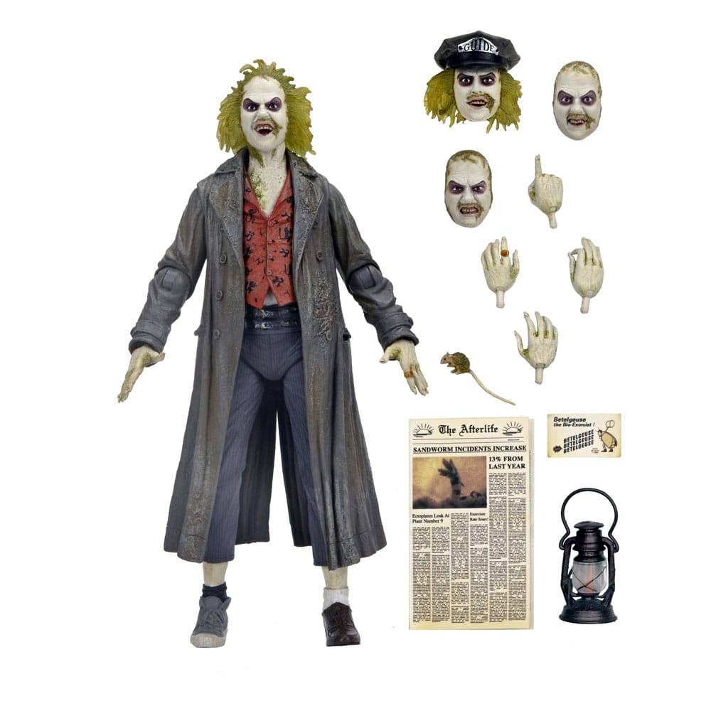 Beetlejuice 1988 Ultimate Action Figure Beetlejuice: Tour Guide The Bio-Exorcist 18 cm          0634482606247