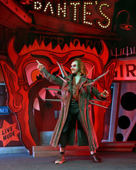 Beetlejuice (1988) Diorama Trenchcoat with Spikes Inferno Room Deluxe Set  0634482606254