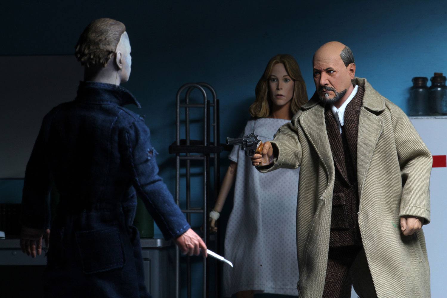 Halloween 2 Retro Action Figure 2-Pack Doctor Loomis & Laurie Strode 20 cm 0634482606469