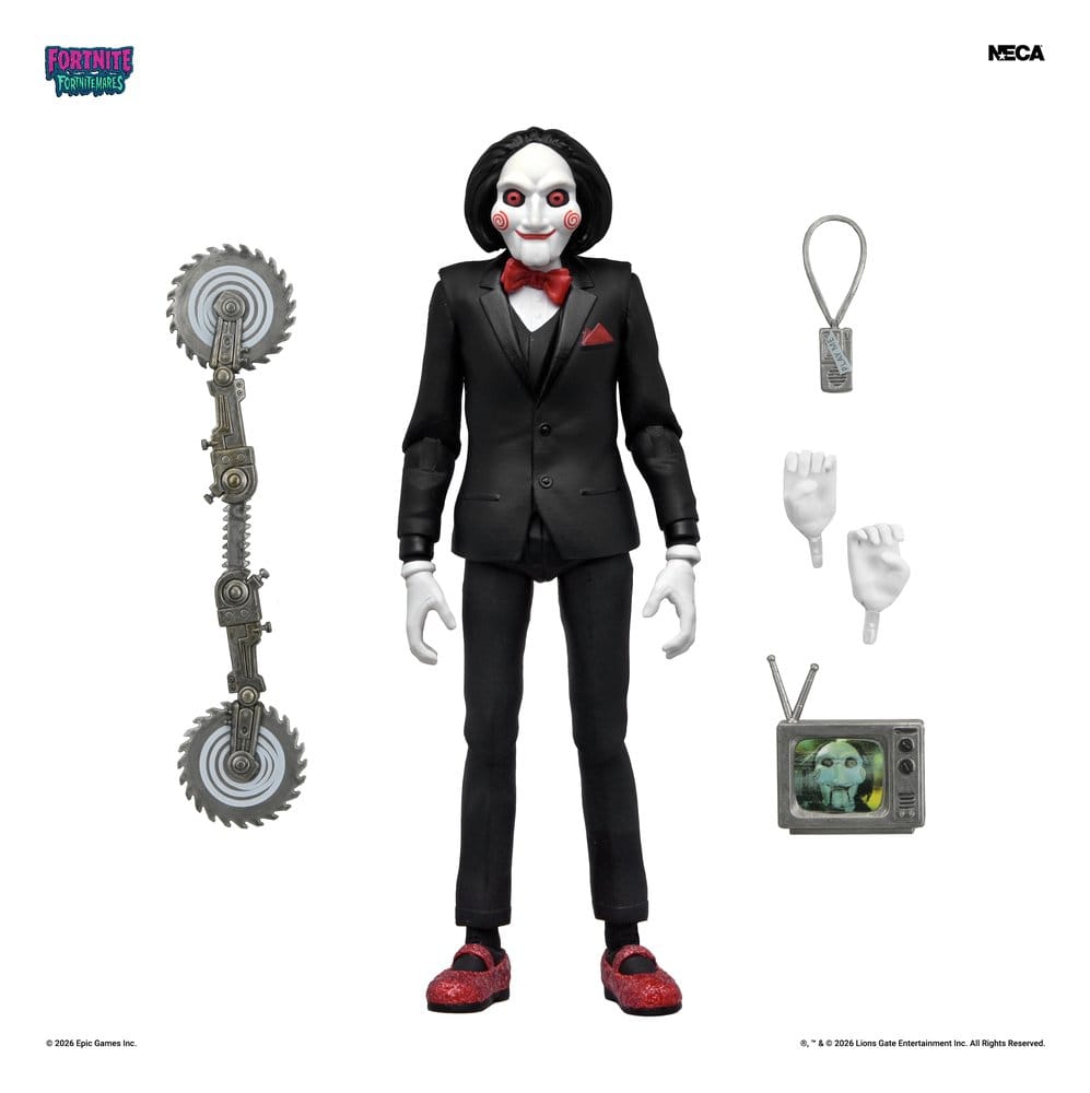 Fortnite/SAW Fortnitemares Action Figure Billy the Puppet 18 cm 0634482606629