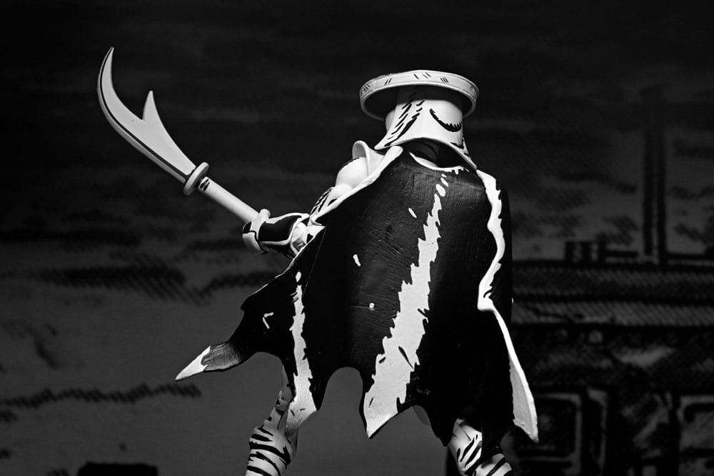 Teenage Mutant Ninja Turtles Action Figure Elite Foot Ninja Guard Black & White 18 cm 0634482543863