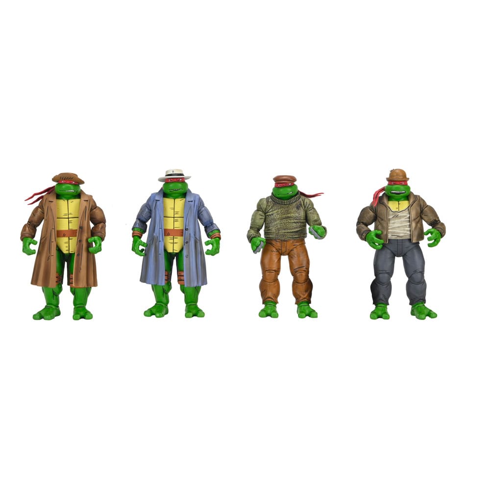 Teenage Mutant Ninja Turtles Action Figure 4 Pack Gangster Turtles 18 cm 0634482545102