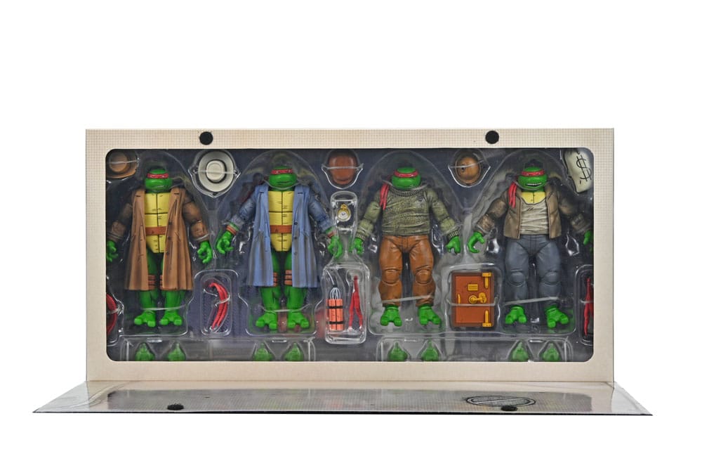 Teenage Mutant Ninja Turtles Action Figure 4 Pack Gangster Turtles 18 cm 0634482545102