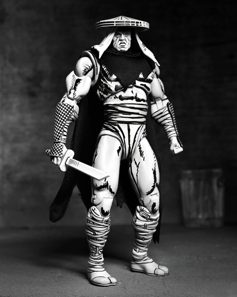 Teenage Mutant Ninja Turtles Action Figure Foot Assassin Black and White 18 cm 0634482545423